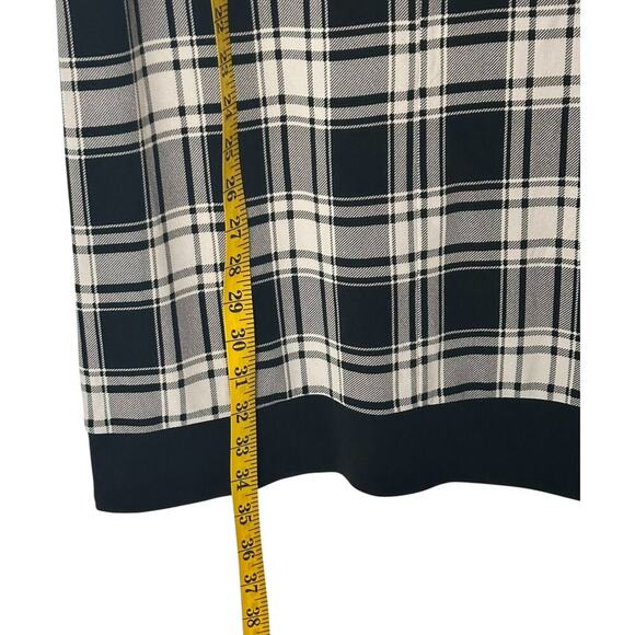 MICHAEL KORS Black and White Plaid Pullover Mini Dress 60s Style (P\M) - Picture 10 of 14